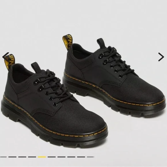 Dr Martens Black Reeder Utility Shoes - Picture 16 of 16